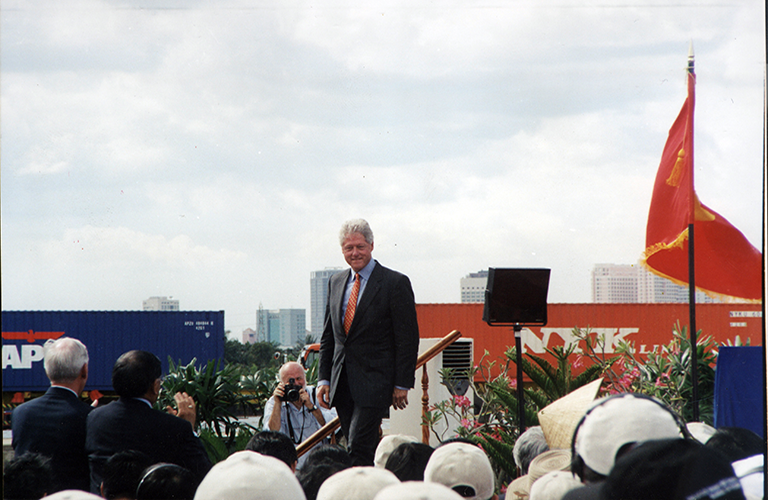 Visit Of American President – Bill Clinton